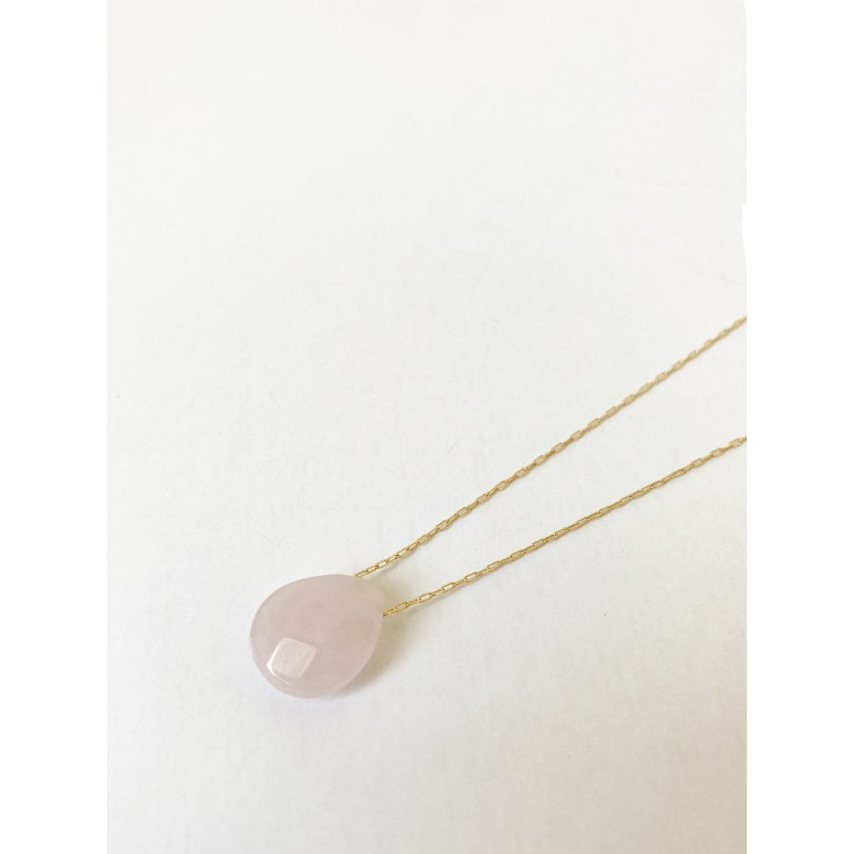 Delicate Real Stone Pendant Necklace