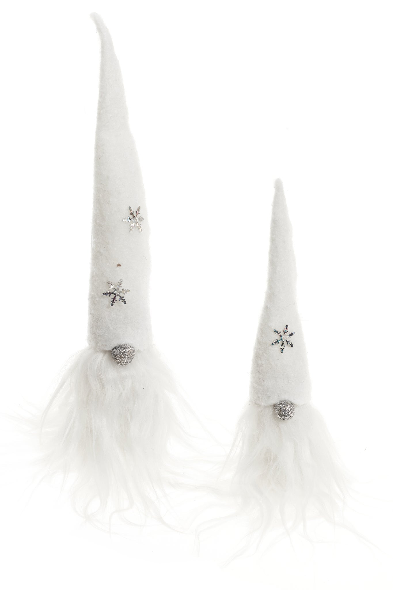Small Silver & White Gnome