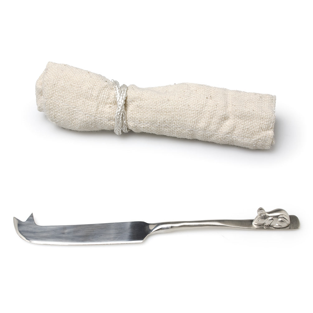 Cheese Knife with Mouse - 8"