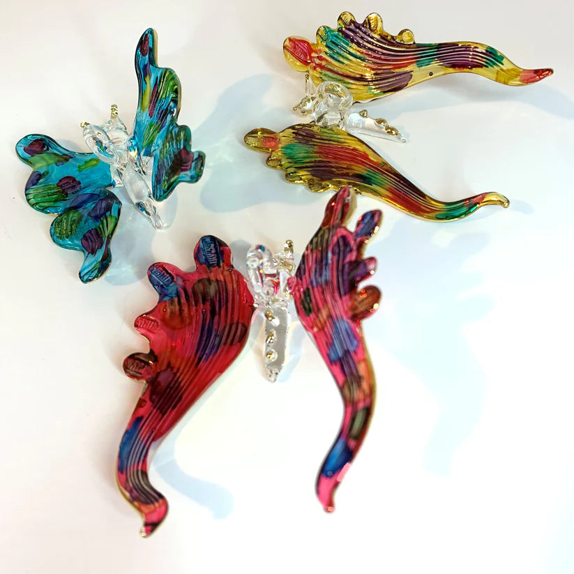 Blown Glass Ornament - Butterfly