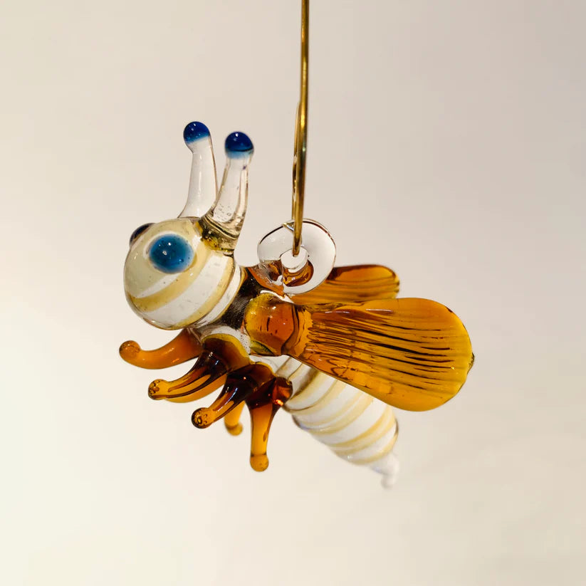 Blown Glass Ornament - Bee