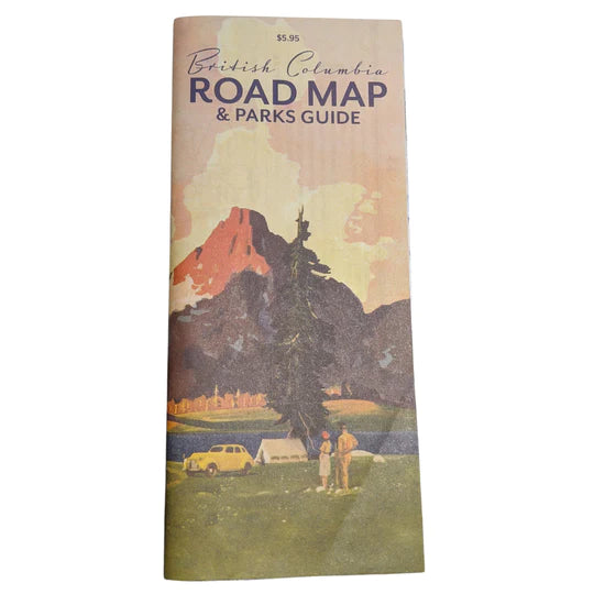 BC Road Map & Parks Guide