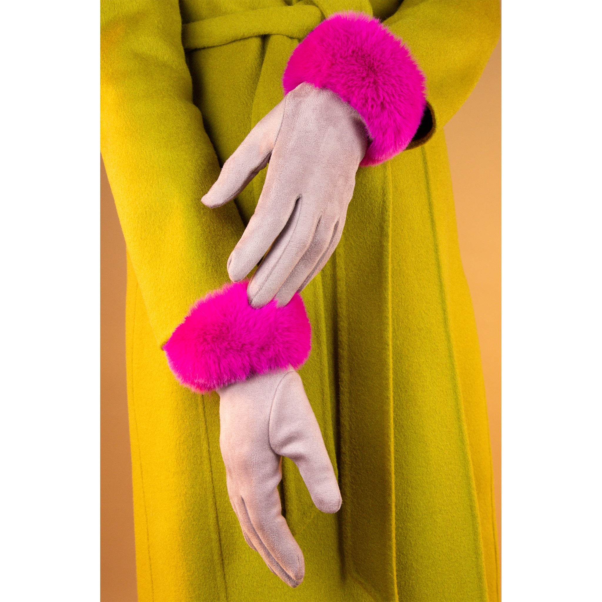 Bettina Faux Suede Gloves by Powder