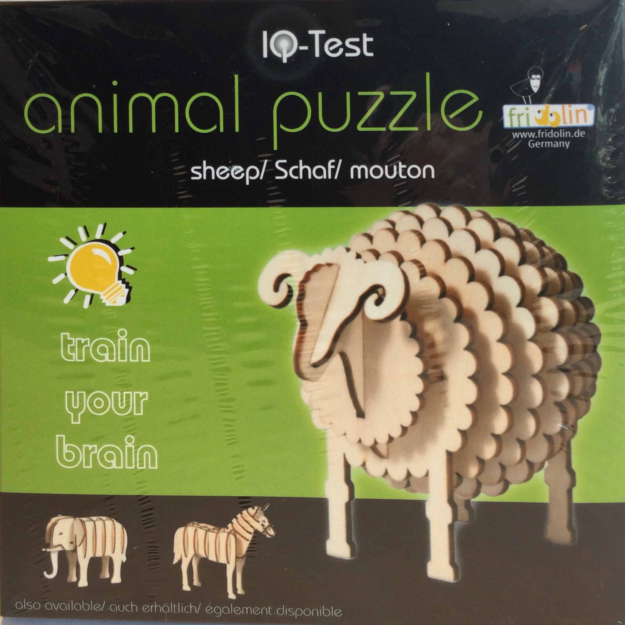 3D Wooden Animal Puzzle